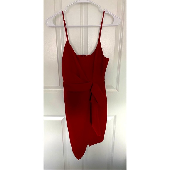 Red MIDI Dress - Picture 6 of 6